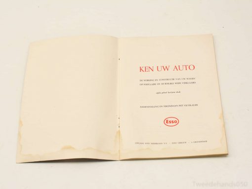 Esso boekje ken uw auto 99250