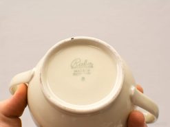 Elegant vintage porcelain bowl by Rieber Mittereich, showcasing fine craftsmanship and historical charm.