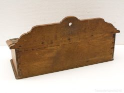 Charming vintage wooden box with dovetail joints, perfect for storage and home decor.