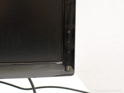 Close-up of AOC LCD Monitor 2236VWA control panel with sleek design and intuitive buttons.