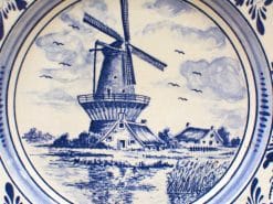 Blauw wit Hollands diner bord 10880