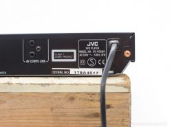 JVC XV-N308K DVD Player with AV Compu Link and standard power connection for home entertainment.