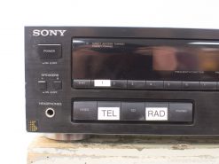 Vintage Sony audio tuner with elegant design and multiple input options for audiophiles.
