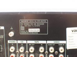 Vintage Sony STR-AV270X receiver with multifunctional ports for home audio and video setup.