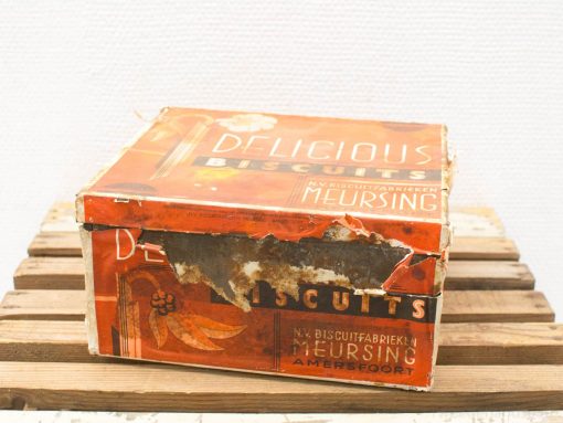 Vintage blik Meursing biscuits 11029