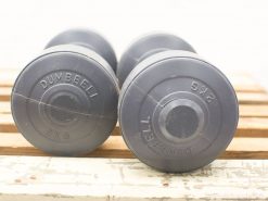 Sleek 2 kg dumbbells for effective strength training and toning, in great condition.