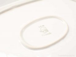 Vintage porcelain plate with unique character mark and production code 23. F. 36.