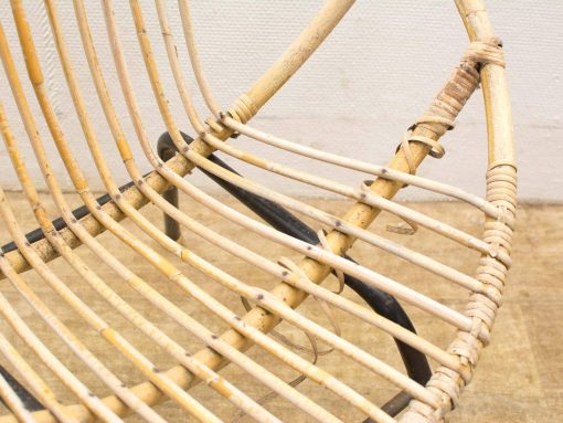 Vintage rotan kinderstoel, Kuipstoel 11664