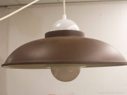 Bruin metalen vintage hanglamp 12152