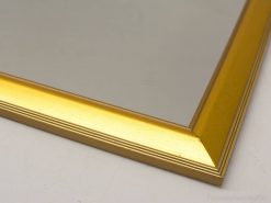 Halspieg, Spiegel goudkleurige lijst 12353