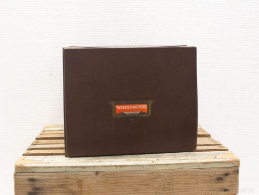 Vintage archief box, Ladenblok retro 12780