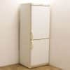 Classic white refrigerator with freezer for sale, ideal for any kitchen.