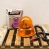 Vintage Carpoint revolving light with original packaging, perfect for collectors and automotive enthusiasts.