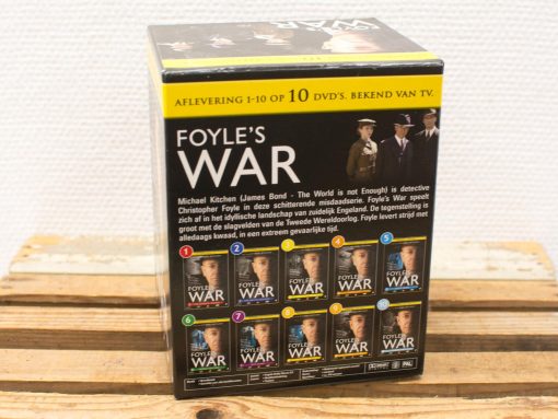 Foyles War DVD Box Set - WWII detective series featuring Michael Kitchen, ten-disc collection.