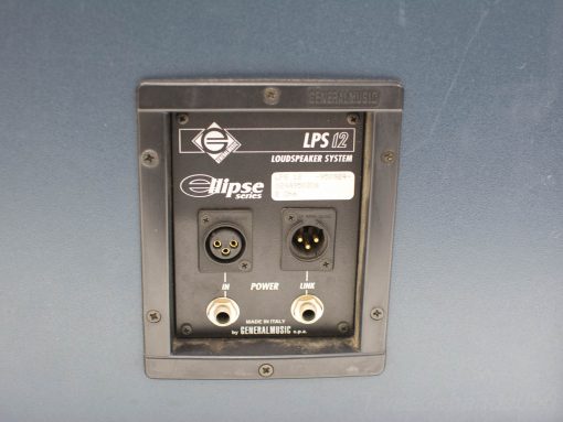 Ellipse LPS 12 professional speaker by General Music, featuring durable design and XLR inputs.