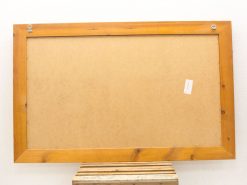 Rustic wooden frame with natural finish, ideal for displaying photos or artwork.