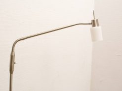 Halogeen vloerlamp rvs, Leeslamp 13952