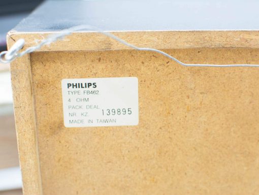 Philips FB462 vintage speakers, 4 OHM, ideal for audio enthusiasts and bundle deals.