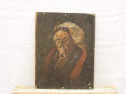Portret schilderij op hout 14162