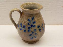 Vintage aardewerk waterkan, Bloemenvaas 13015