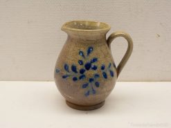 Vintage aardewerk waterkan, Bloemenvaas 13015