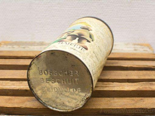 Bosscher beschuit blik vintage, Bartje  14771