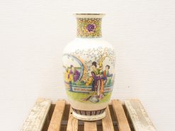 Grote Chinese vaas handbeschilderd 14597