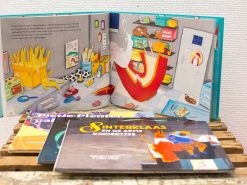 Colorful Sinterklaas adventures book, perfect for sparking childrens imagination and joy in reading.
