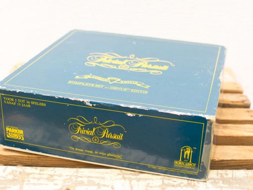 Classic Trivial Pursuit Genius Edition board game, perfect for trivia nights with friends and family.