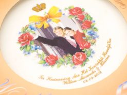 Willem Alexander & Maxima huwelijksbord 14830