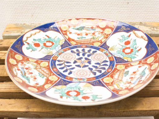 Gold imari Chinees porseleinen wandbord 15098