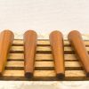 Elegant wooden table legs in vintage style, perfect for unique furniture creations.