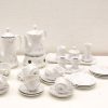 Charming vintage tea set with floral design, perfect for elegant afternoon tea gatherings.