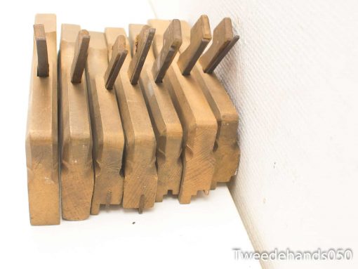 Vintage wooden blocks highlighting craftsmanship and creativity for DIY projects and artisans.