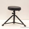 Adjustable modern tripod stool with a comfortable faux leather seat for home and workshop use.