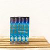 Nostalgic set of five vintage TDK EHG80 VHS tapes, ideal for collectors and classic film lovers.