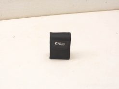 Compact black case by Éditions Atlas for storing valuable items securely and stylishly.