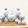 Elegant Chinese porcelain vases and jars featuring intricate floral designs for sophisticated decor.