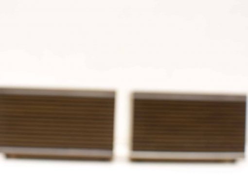 Modern wooden speakers with elegant design, perfect for enhancing any stylish interior.