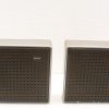 Vintage ERRES speakers: retro design meets modern sound quality for audio enthusiasts.