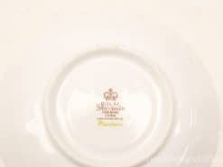 Elegant Royal Standard fine bone china plate, made in England, perfect for luxury dining.