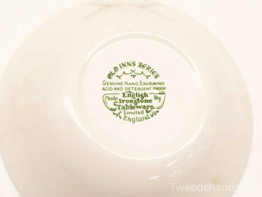 Vintage English ceramic bowl from Old Inns Series by English Ironstone Tableware Limited.