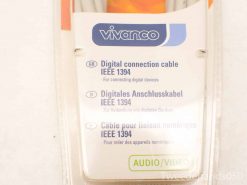 Vivanco IEEE 1394 cable for high-speed audio and video connections between digital devices.