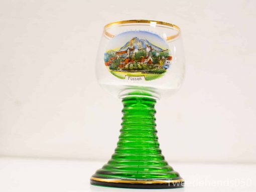 groene souvenir glas 2  20457