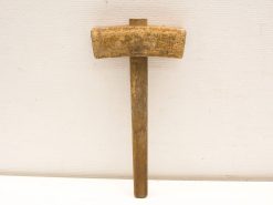 Authentic wooden mallet: vintage craftsmanship for precision and strength in various tasks.