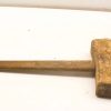 Vintage wooden mallet with authentic patina, ideal for craftsmanship and everyday use.