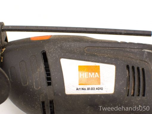 Used HEMA jigsaw Art.No. 81.02 4010, ideal for woodworking and DIY projects.