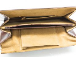 Elegant leather handbag with organized compartments for everyday use and special occasions.