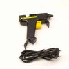 Ergonomic black hot glue gun for precise application in crafts and DIY projects.