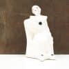 Elegant porcelain Pierrot clown figurine, vintage charm and whimsical design for collectors.